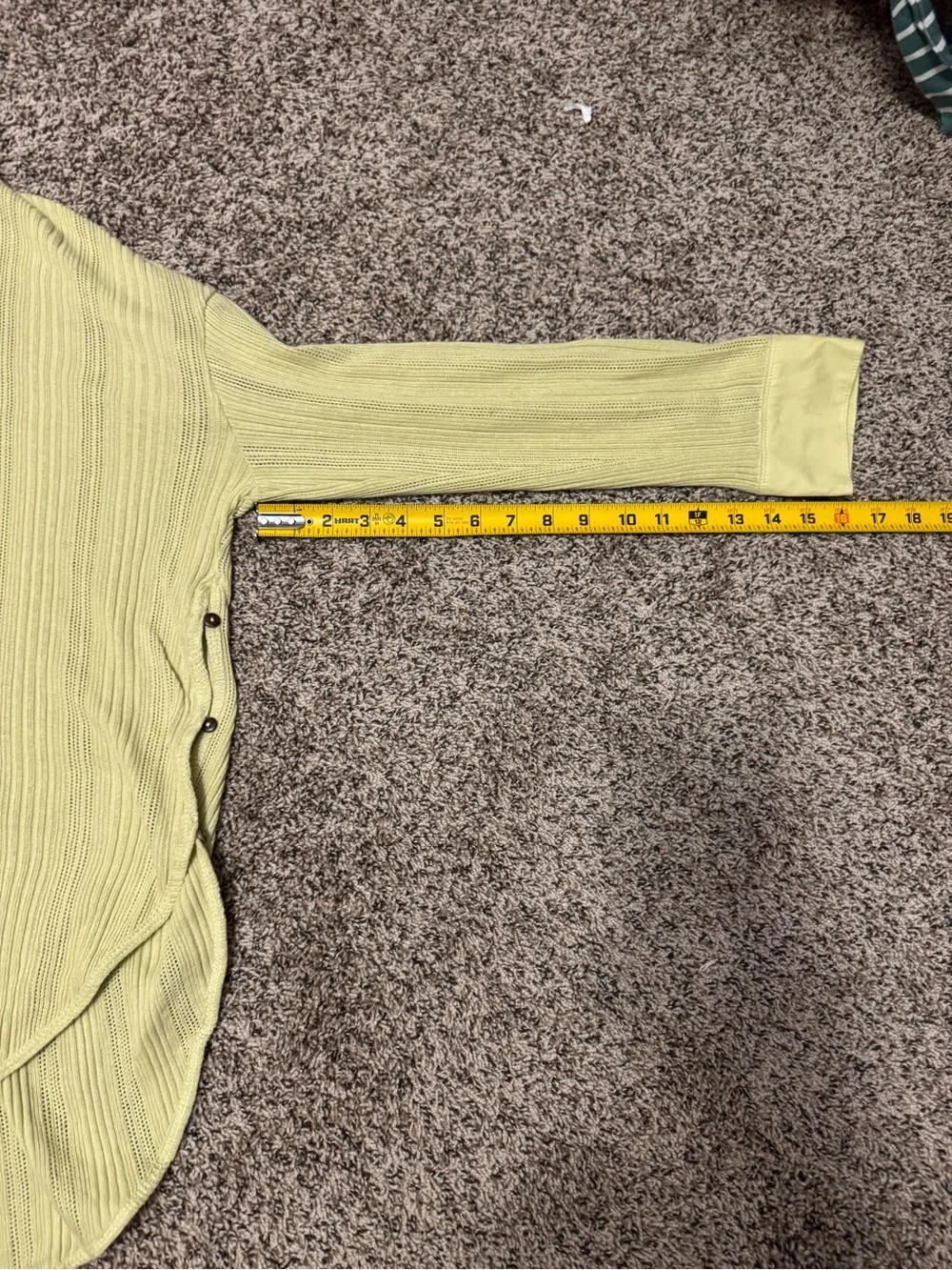 Free People Free-est Light Green Button-Front Oversized Shirt 100% Cotton